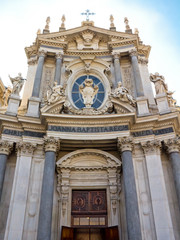 Fototapeta na wymiar Eglise Santa Cristina, place San Carlo à Turin