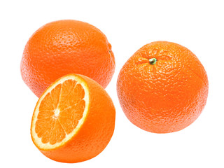 orange isolated on white background