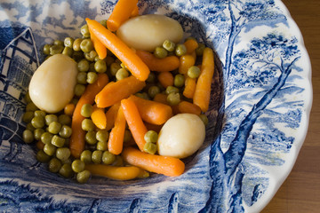 plate of vegetables