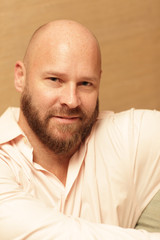 Fototapeta premium Handsome man smiling