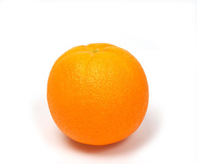 Orange Model fruit.Fake on white background.