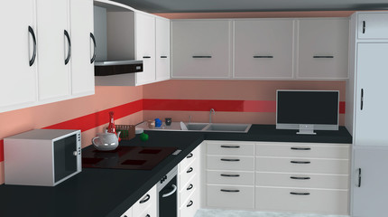 Modern Kitchen Interior
