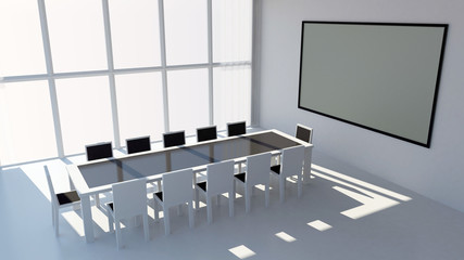 Contemporary conference room