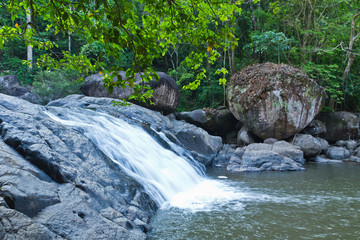 Naklejka na ściany i meble The waterfall in Thailand national park