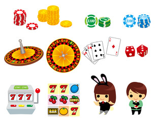 cartoon casino icon