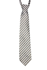 Luxury tie on white background