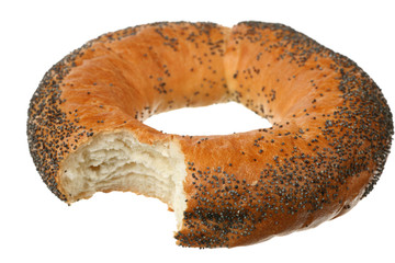 Bagel with poppy seeds