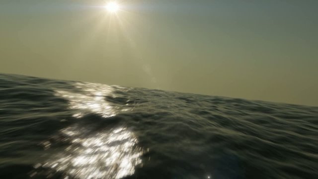 Flug &uuml;ber Wasser