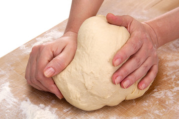 Kneading dough