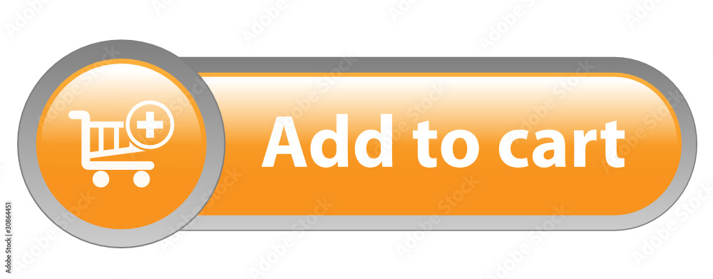Poster add to cart vector web button
