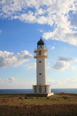 Fototapeta na wymiar Leuchtturm auf Formentera Cap der Barberia