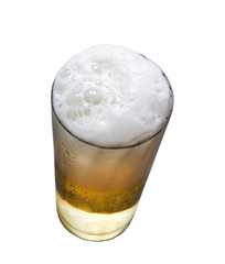 Glass of beer.
