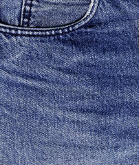 Blue denim