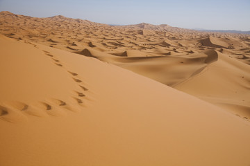 Desert dunes in Morocco