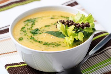 Thick vegetable soup