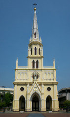 Fototapeta na wymiar Holy Rosary Church in Bangkok, Thailand