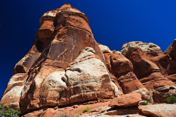 Fototapeta na wymiar Needles in Canyonlands national park, utah, usa