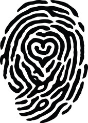 Fingerprint Heart