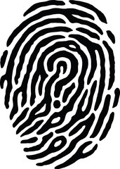 Fingerprint - Question Mark