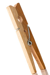 Wooden clothespin