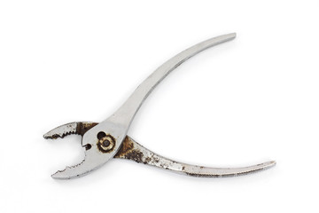 Opened used pliers
