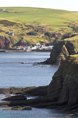 Pennan Overlooking Cullykhan Bay and Troup Head