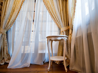 Interior of luxury vintage bedroom