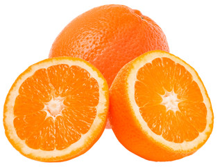 orange isolated on white background
