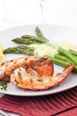 Grilled lobster tails