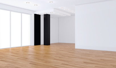 Interno vuoto da arredare