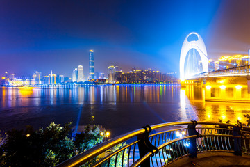 Obraz premium skyline of city at night