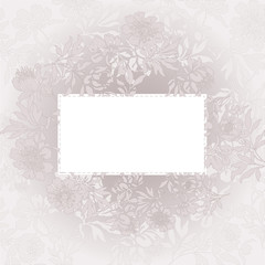 abstract background with a white card in a beautiful beige color