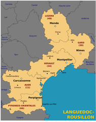 R&eacute;gion Languedoc-Roussillon