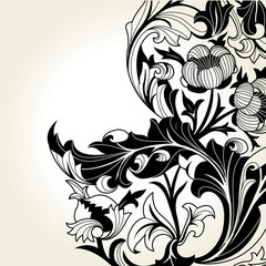 Vector Floral Background - 30886874