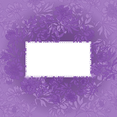 abstract background with a white card