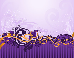horizontal purple pattern with  stripes