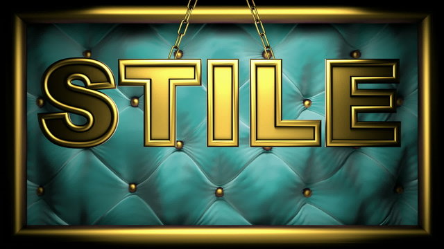 stile on velvet background