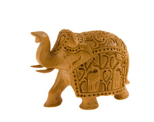 Indian hand made statue of an elephant