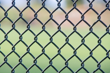 Black Chain Link Fence