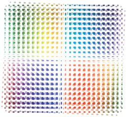 Rainbow colored vector background