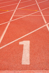 Athletics track number one..