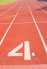 Athletics track number four..