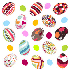 easter, eggs background