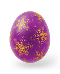 Easter eggs with decor elements
