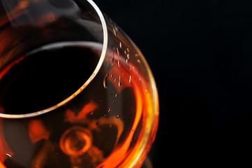 brandy in glass