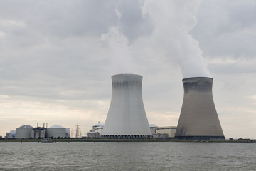 Doel nuclear station near Antwerpen, Belgium