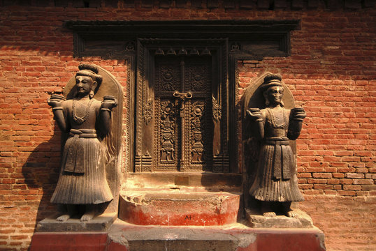 A sculpture at Bhaktapur 1.