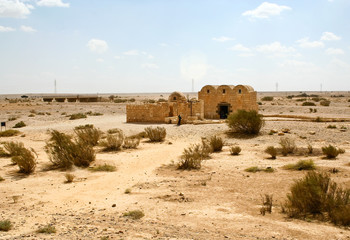 Qasr Amra desert castle. Jordan