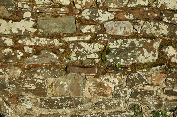 Old stone wall, background
