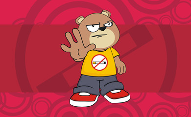 Naklejka premium teddy bear kid cartoon background4